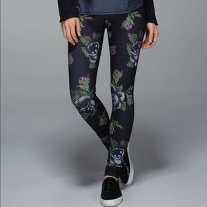 Lululemon athletica Wunder Under Garden Party Floral Leggings Athletic Pants